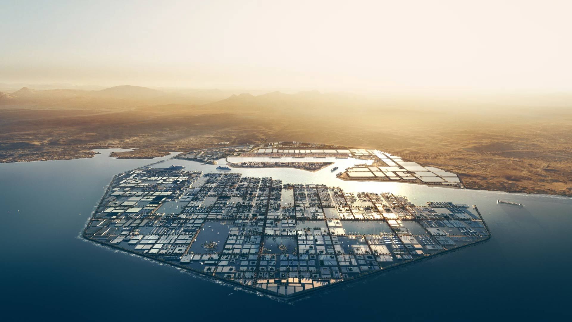 Conheça a Exagon, cidade flutuante de oito lados que será construíra na Arabia Saudita