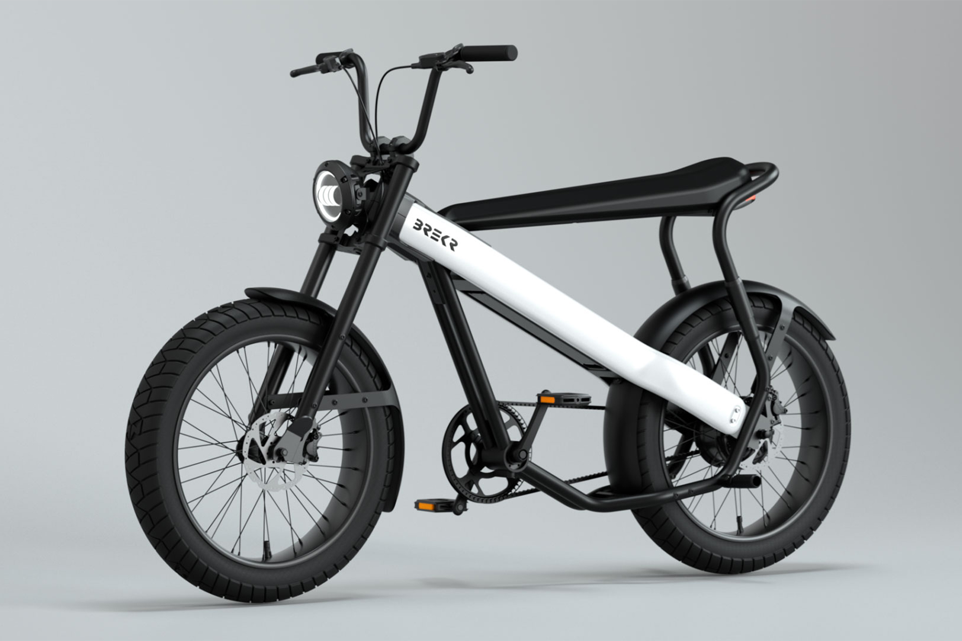Bicicleta elétrica com cara de Scooter da BREKR pode atingir até 100 km com apenas uma carga na bateria que possui até 700 watt-hora de capacidade