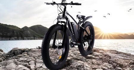 Bicicleta elétrica BARATA com motor potente de 1000W possui autonomia de até 100 Km, suporta um peso de até 120 kg