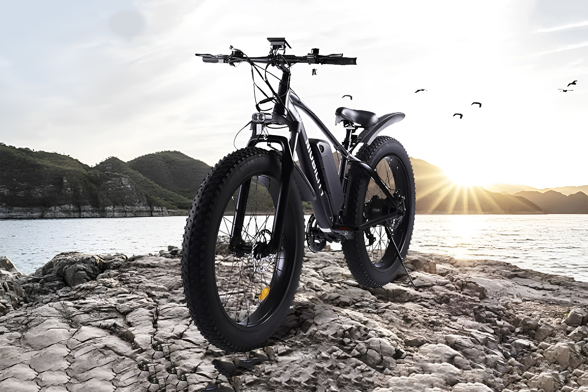 Bicicleta elétrica BARATA com motor potente de 1000W possui autonomia de até 100 Km, suporta um peso de até 120 kg