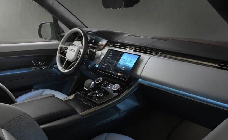 Nova Range Rover Sport híbrida interior