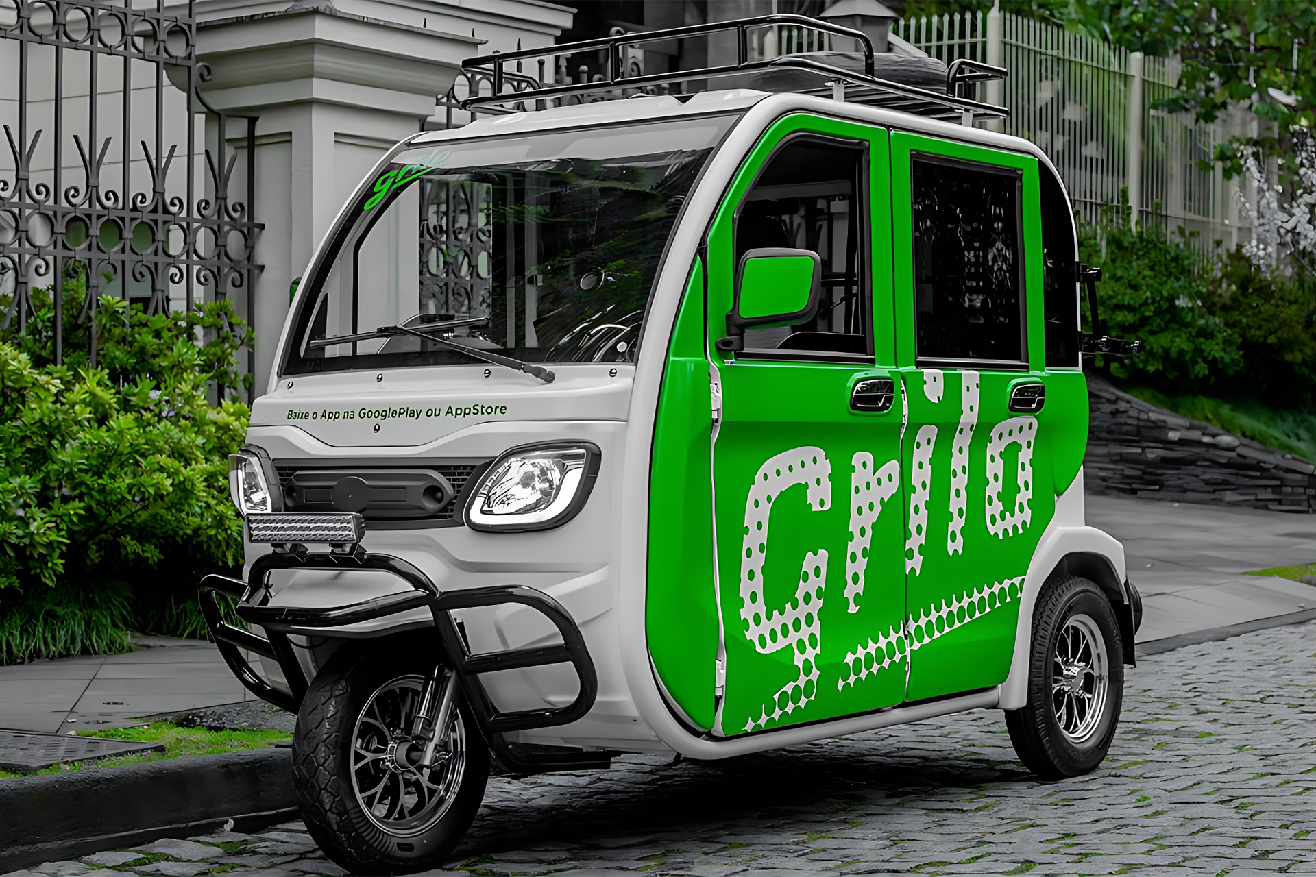 Triciclos elétricos da Grilo Mobilidade chegam a São Paulo como alternativa sustentável ao Uber e 99