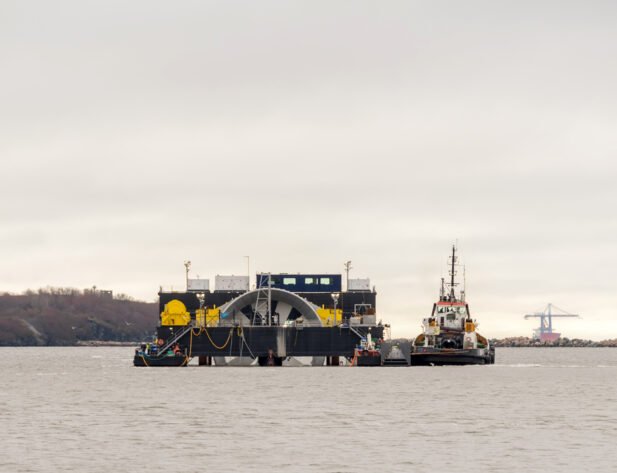 Turbina geradora de energia maremotriz