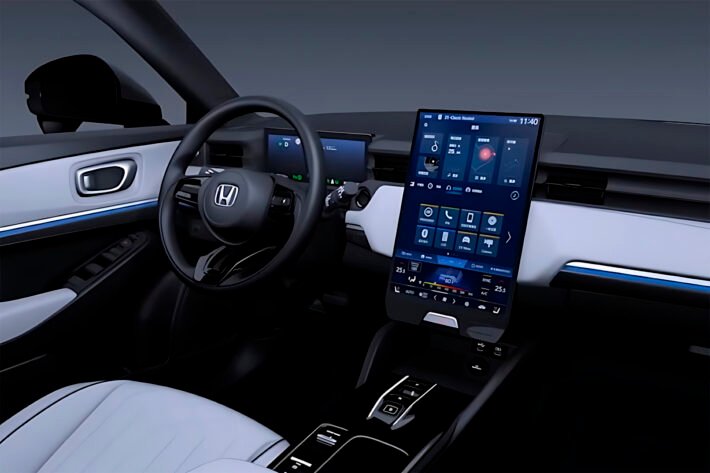 Interior do Honda e Ny1, novo SUV elétrico da montadora Japonesa