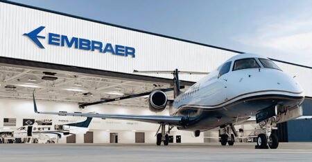 Trabalhe Home Office na Embraer, empresa abre 200 vagas de estágio presenciais, híbridas e totalmente à distância