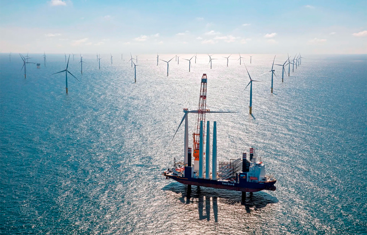 Maior parque eólico offshore do mundo está prestes a entrar em operação equipado com 140 turbinas