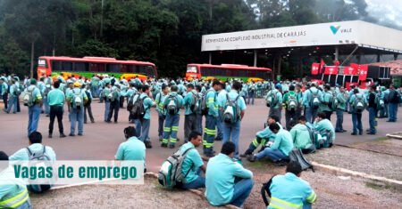 Oportunidades na Indústria da Mineração, Vale anuncia 133 vagas de emprego em diversas regiões do Brasil