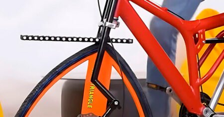 Essa bicicleta com roda triangular não anda “pulando”, engenheiros mostra em vídeo como é o funcionamento da bike