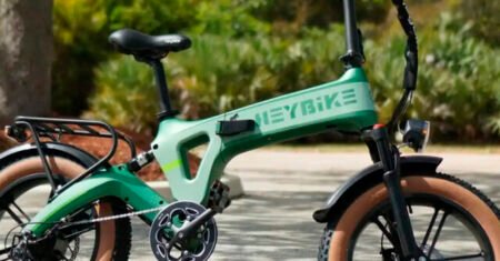 HeyBike Tyson, uma bicicleta elétrica dobrável com motor de cubo de 750 W e alcance médio de 88 km