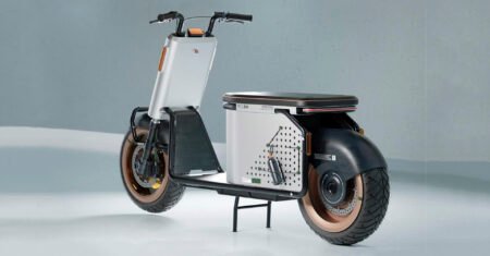 Designer revela Scooter Elétrica perfeita para o trânsito da cidade com até 120 km de autonomia após uma carga completa