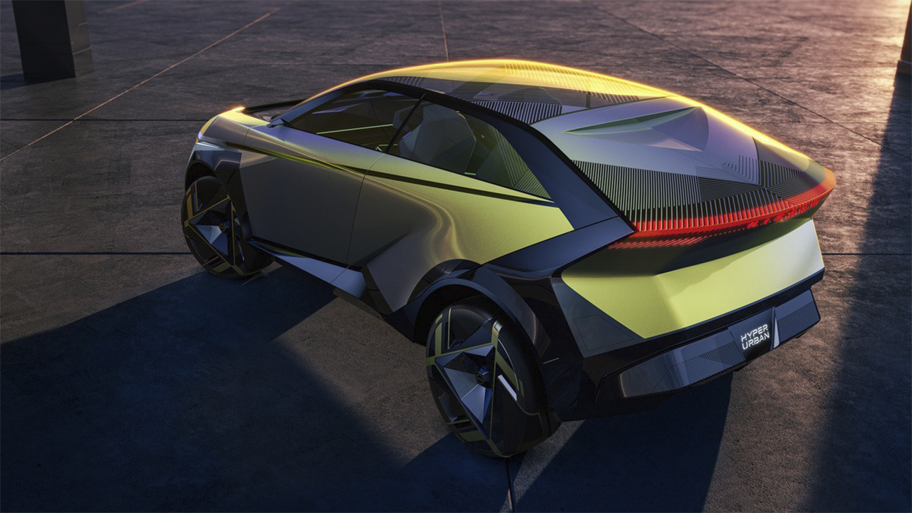 Nissan revela imagens digitais do conceito de SUV elétrico Hyper Urban que parece ter saído de um filme de ficção científica