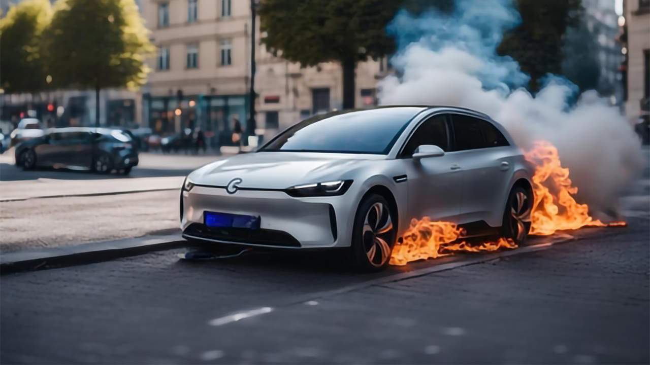 Carros elétricos podem pegar fogo ou explodir