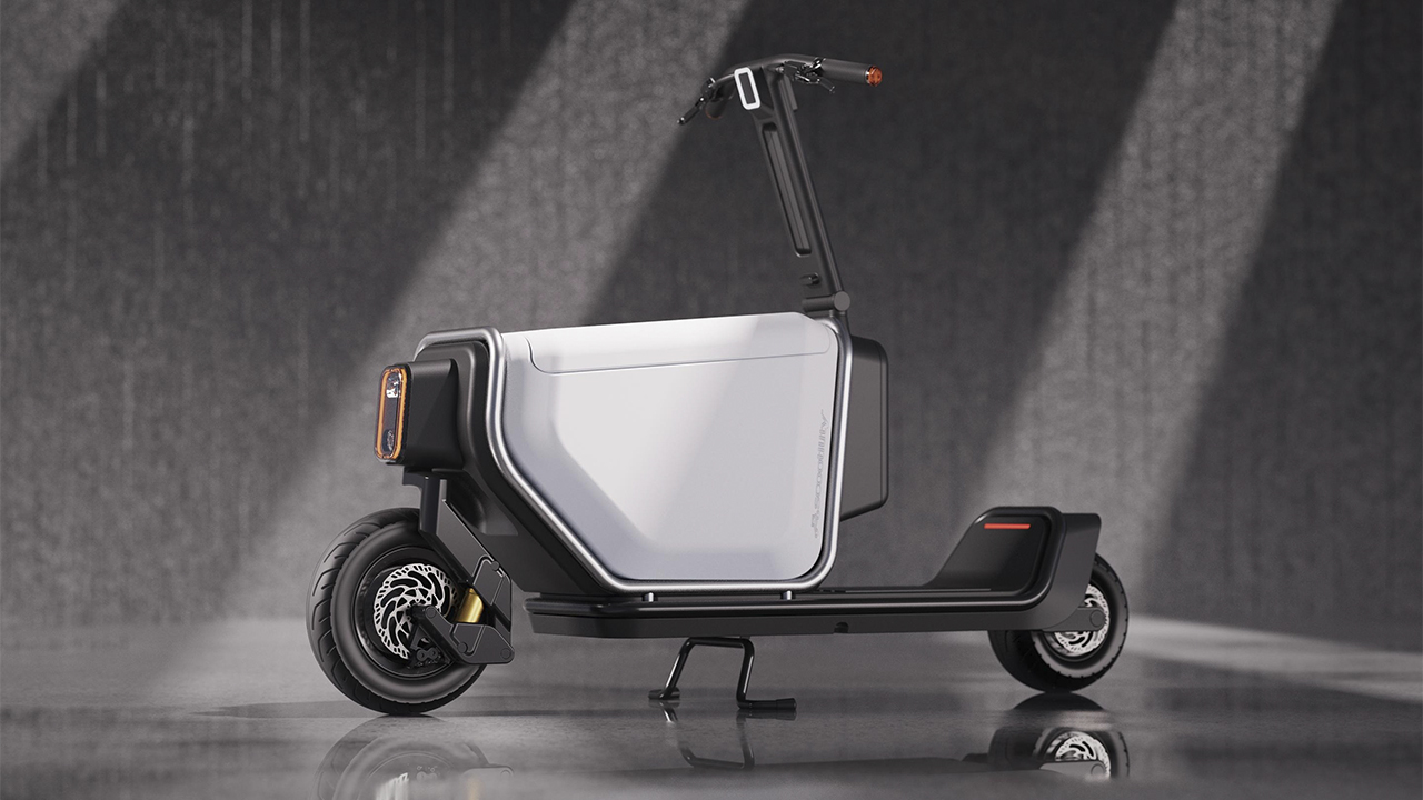 Scootility Scooter Elétrica de Carga com Bagageiro de 140 Litros