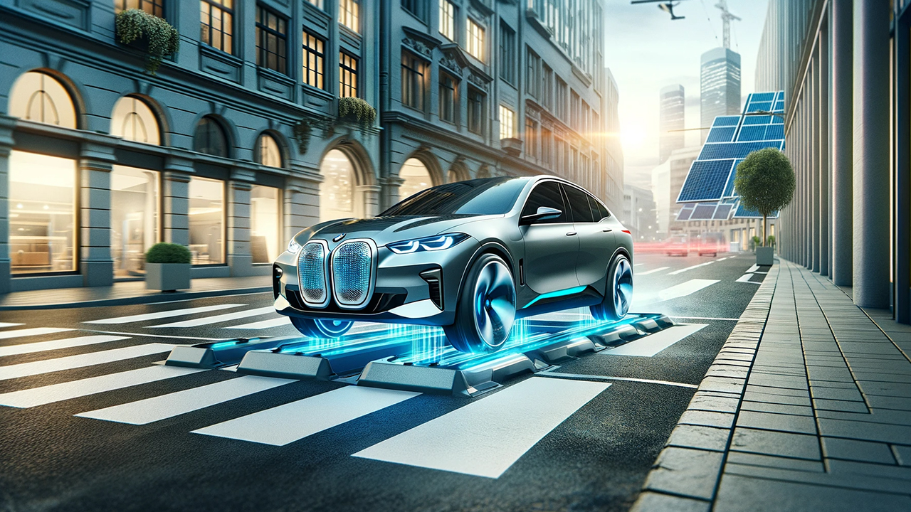BMW transforma desafio das estradas, lombadas e buracos em energia para carros elétricos
