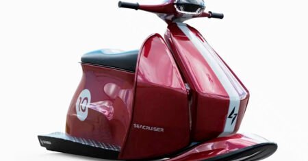 Conheça os novos jet skis elétricos inspirados no estilo das scooters Vintage