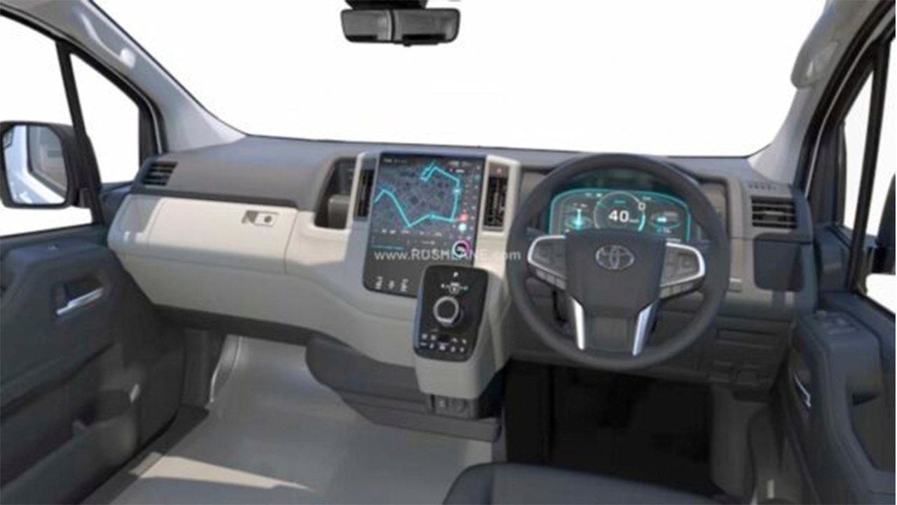 Interior Toyota HiAce EV 2025