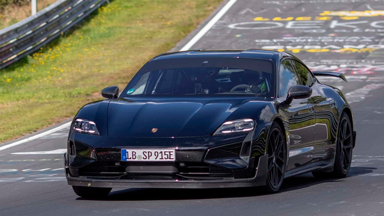 Porsche Taycan estabelece novo recorde em Nurburgring superando o Tesla Model S Plaid 1