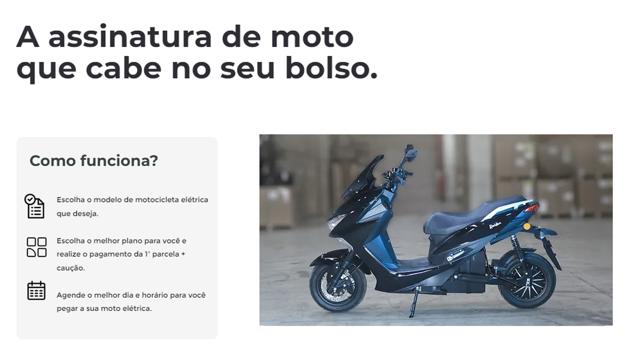 Mileto; Empresa inova com assinatura de motos e triciclos elétricos por menos de R$30, conheça os planos e cidades disponíveis