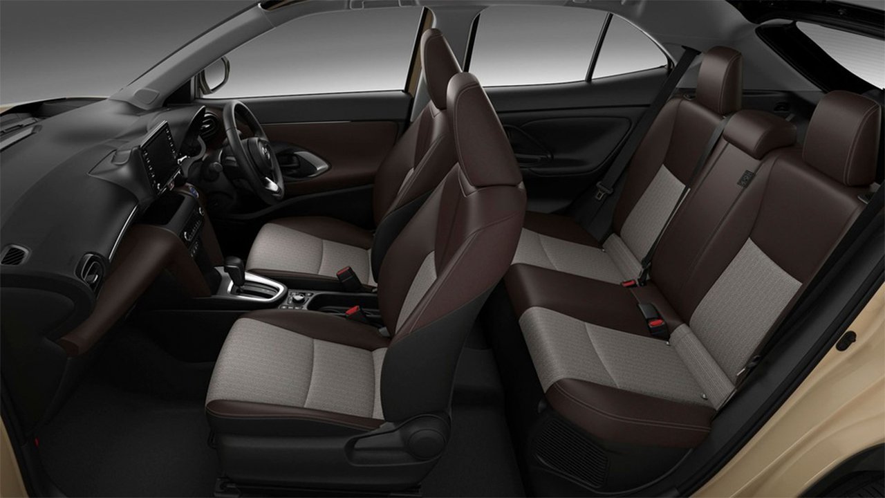 Interior SUV da Toyota Yaris Cross