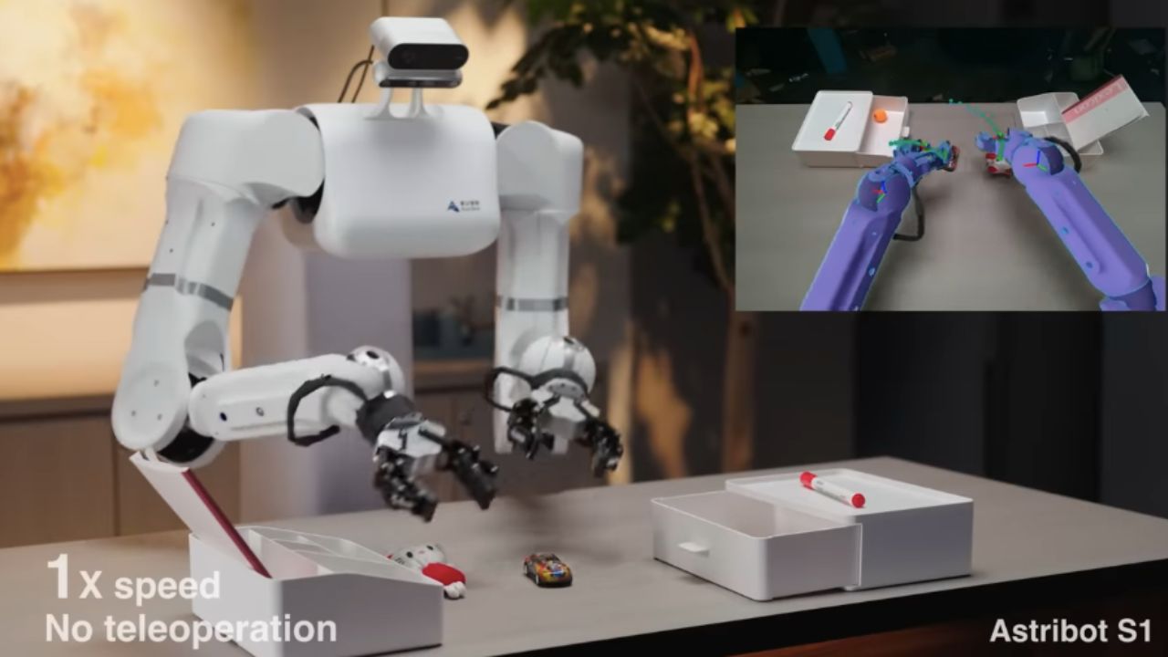 Conheça o S1: Robô humanoide da Astribot com habilidades de realizar tarefas com alta precisão