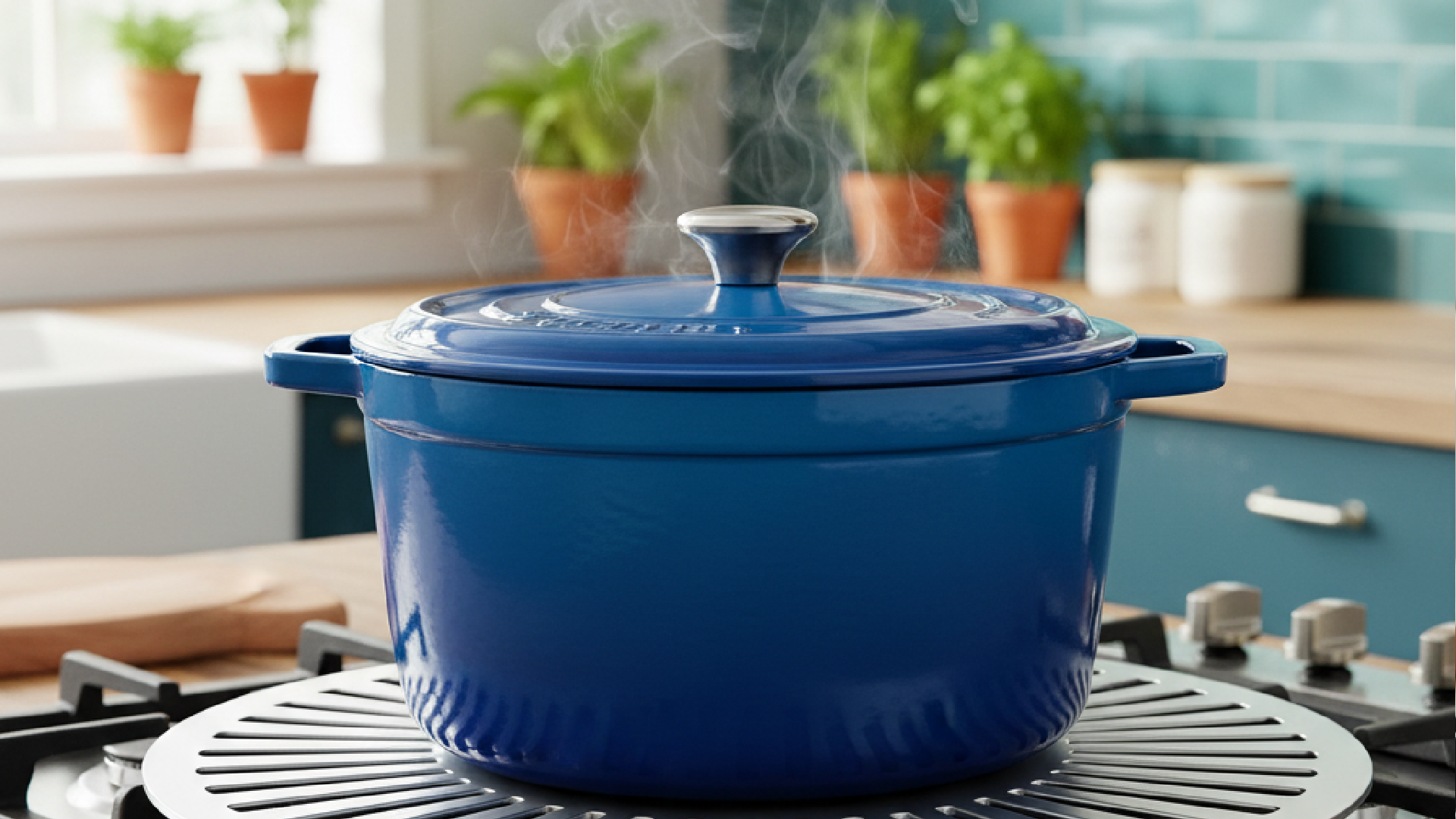 Imagem ilustrativa sobre Esse item da sua cozinha economiza gás ao jogar o calor de volta pra panela