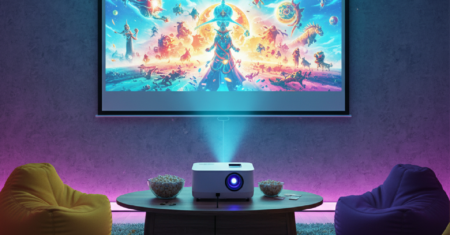 Sua sala pequena impede o cinema em casa? Descubra o projetor compacto que custa pouco e entrega alta definição agora