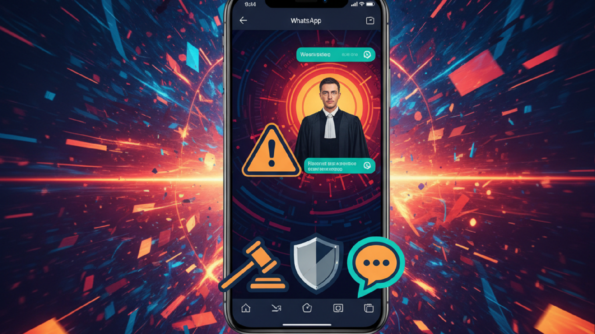 Imagem ilustrativa sobre STJ alerta para golpe do oficial de justiça no WhatsApp; veja como funciona