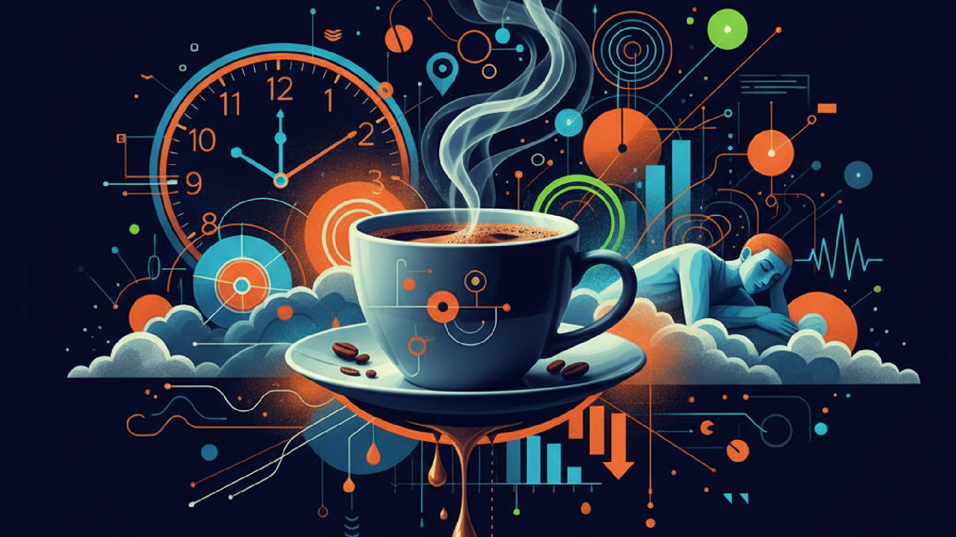 Imagem ilustrativa sobre Tomar café sem entender a meia-vida pode minar seu desempenho no dia seguinte