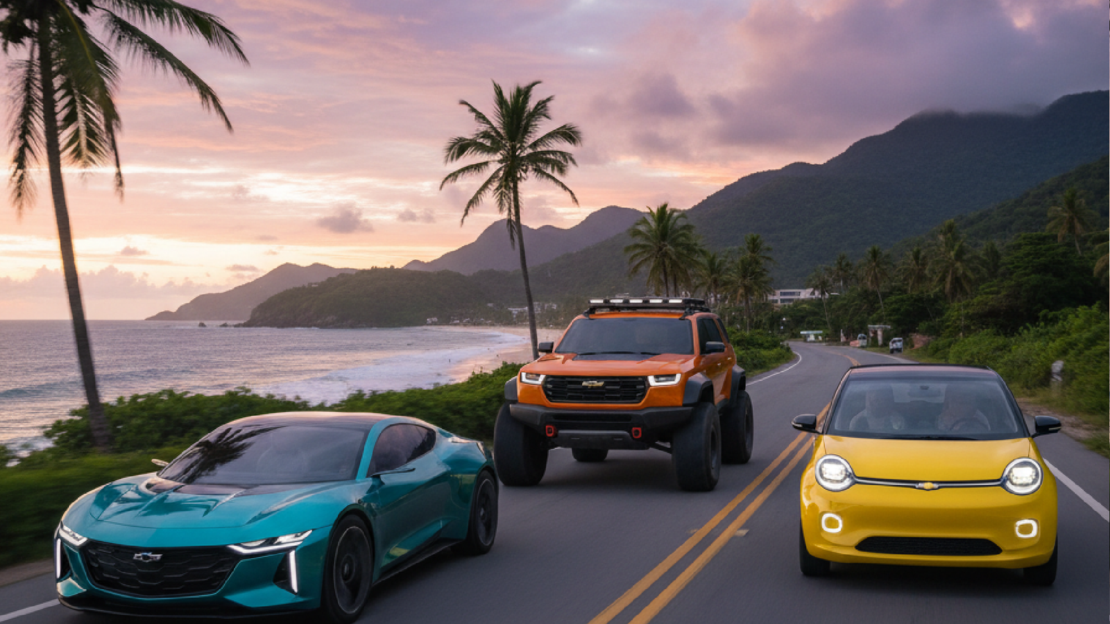 Imagem ilustrativa sobre 3 carros que a Chevrolet vai lançar no Brasil em 2026