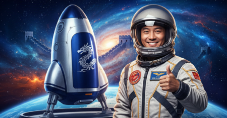 Turismo espacial chinês chega para competir com Blue Origin usando cápsula de luxo e celebridades