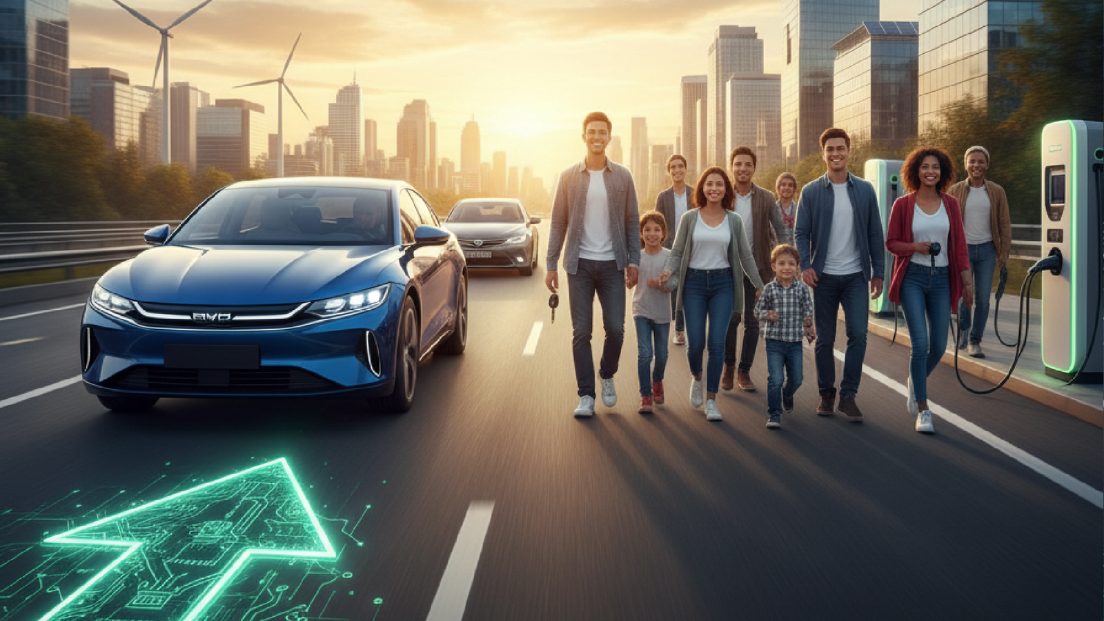 Imagem ilustrativa sobre BYD supera Toyota e mostra que eletrificação virou mercado de massa