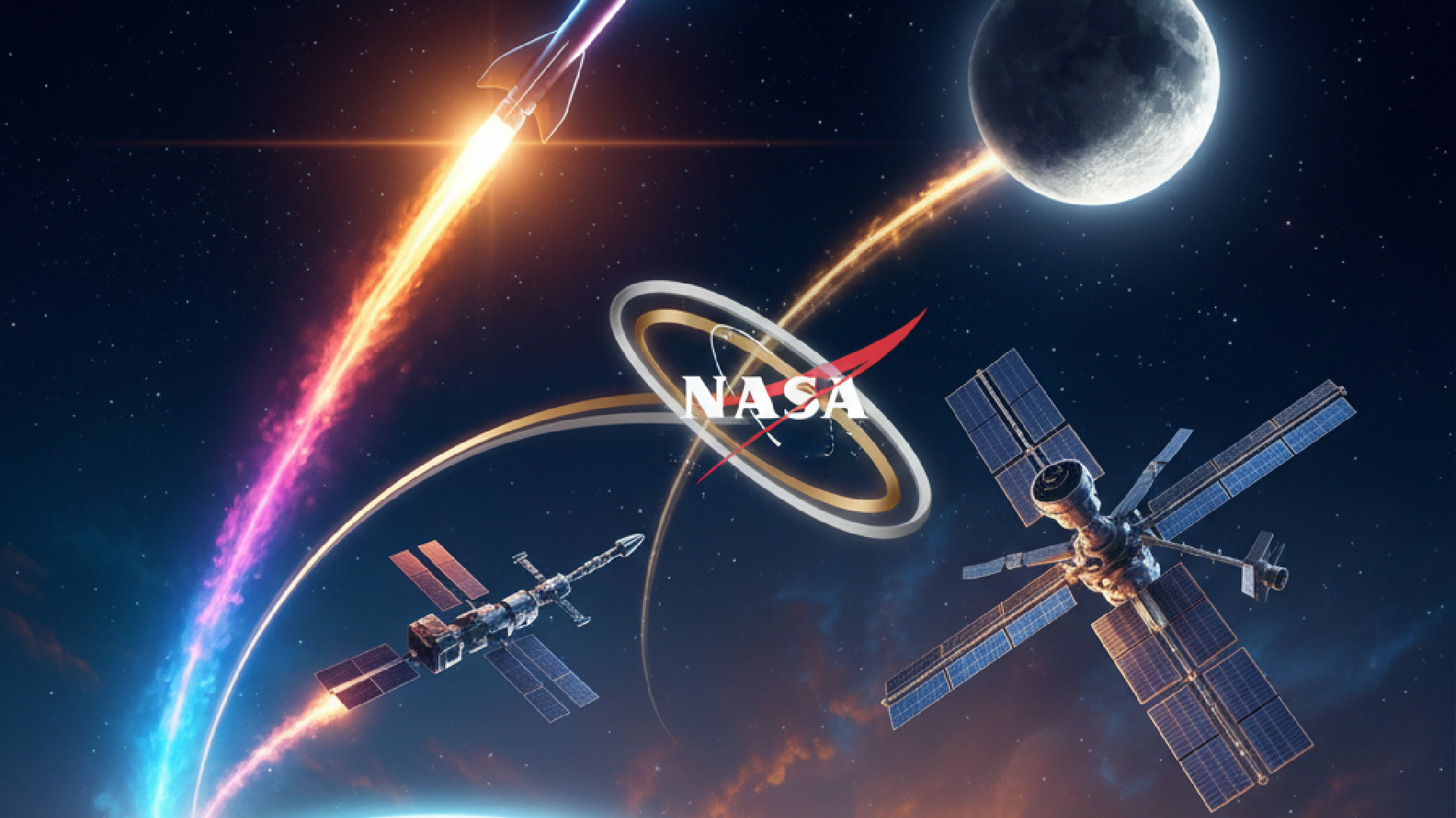 NASA enfrenta caos logístico para gerenciar missões na Lua e na ISS no mesmo dia: como a agência vai resolver? 1 Imagem ilustrativa sobre Dois voos no mesmo dia? NASA tem desafio logístico com volta à Lua e ISS