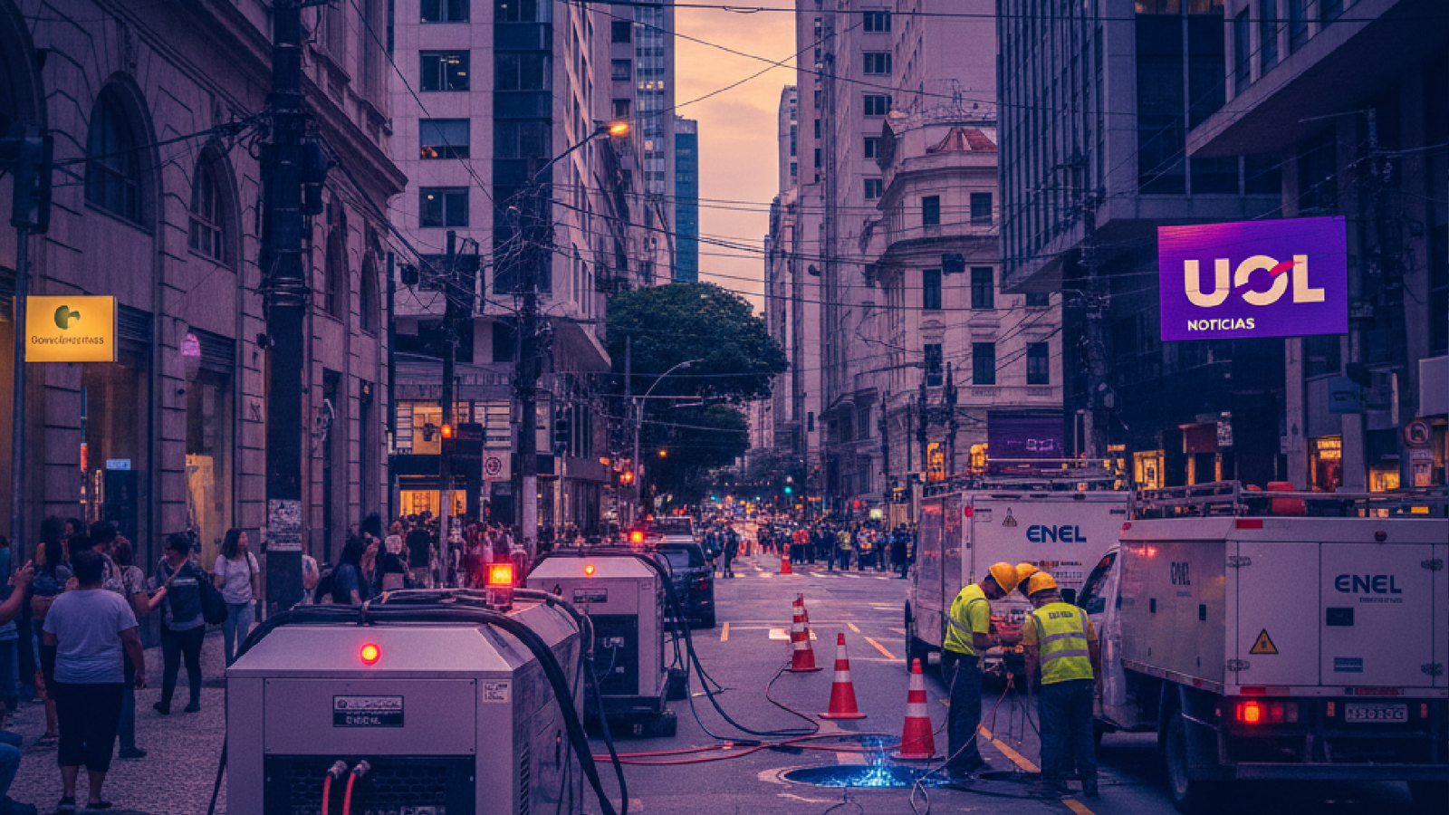 Crise energética no centro de SP revela falhas graves na infraestrutura da Enel e gera revolta na população