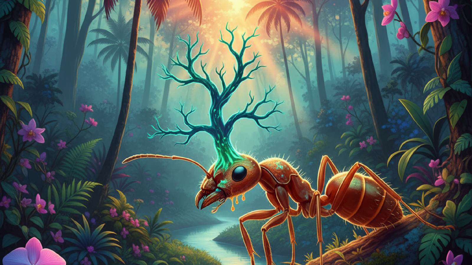 Imagem ilustrativa sobre Fungo zumbi brasileiro é descoberto em reserva no Rio de Janeiro