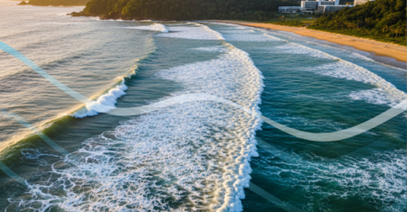Poluição nas praias de Santa Catarina desafia turismo e IMA alerta para riscos à saúde durante o pico do verão de 2026