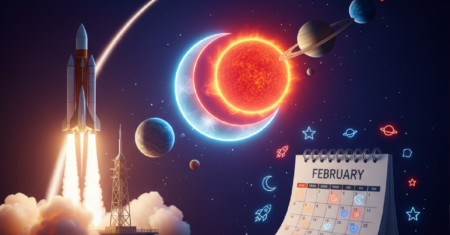 Céus de fevereiro trarão o maior lançamento espacial do ano, mas você pode perder os raros eventos astronômicos sem se preparar