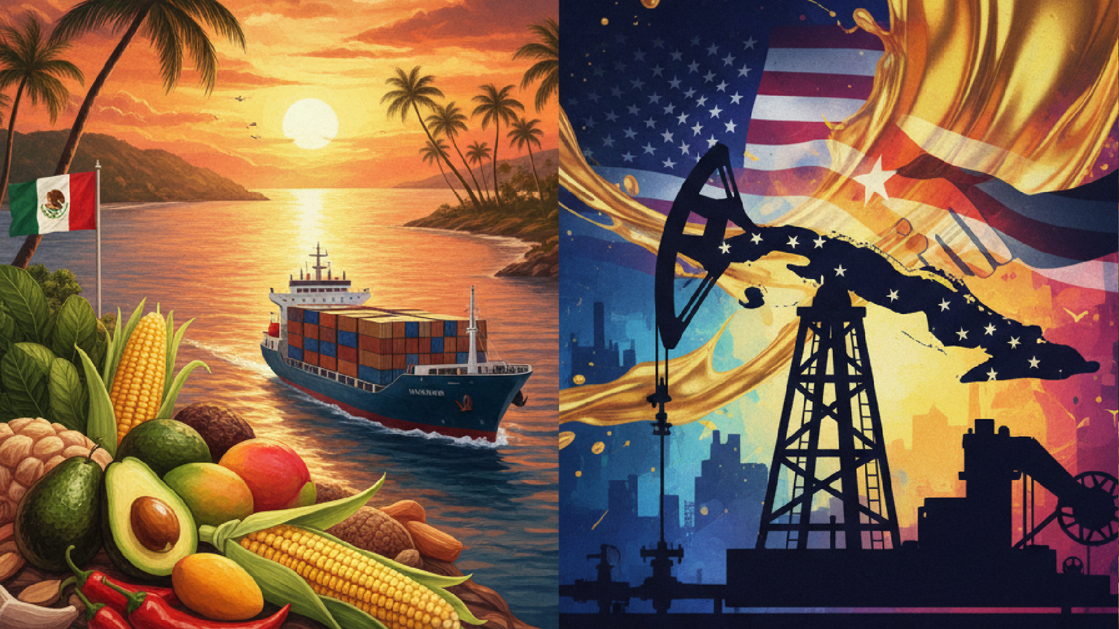 Imagem ilustrativa sobre México enviará alimentos para Cuba e está negociando com os EUA o fornecimento de petróleo para a il