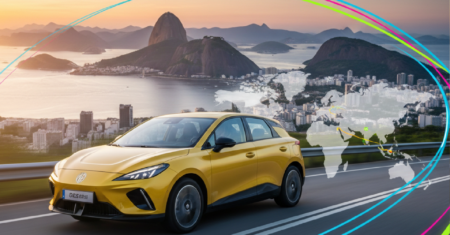 A ameaça aos elétricos premium chega com o novo MG4 que desembarca no Brasil para dominar o mercado nacional