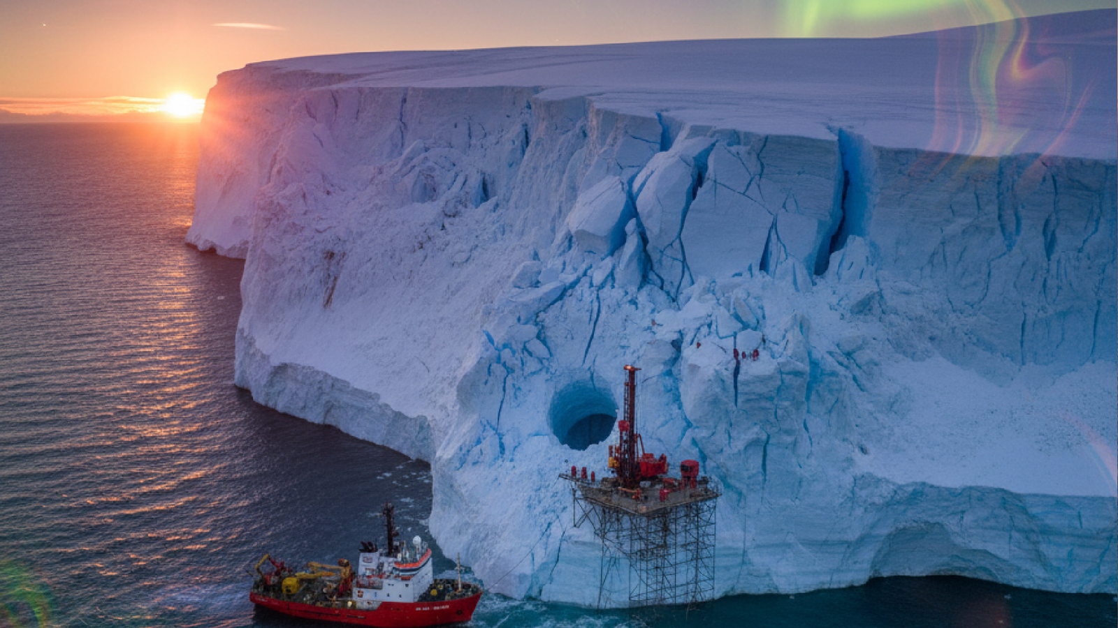 Imagem ilustrativa sobre O que está em jogo? Cientistas vão perfurar a parte mais frágil da ‘Geleira do Juízo Final’, na Antá