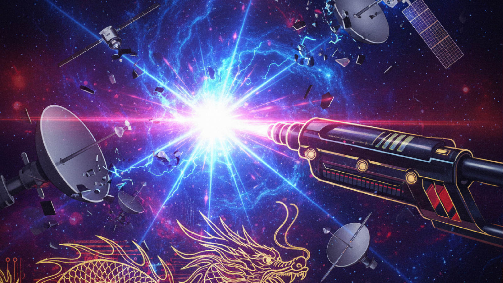 Imagem ilustrativa sobre Starlink smasher? China claims world's best high-powered microwave weapon