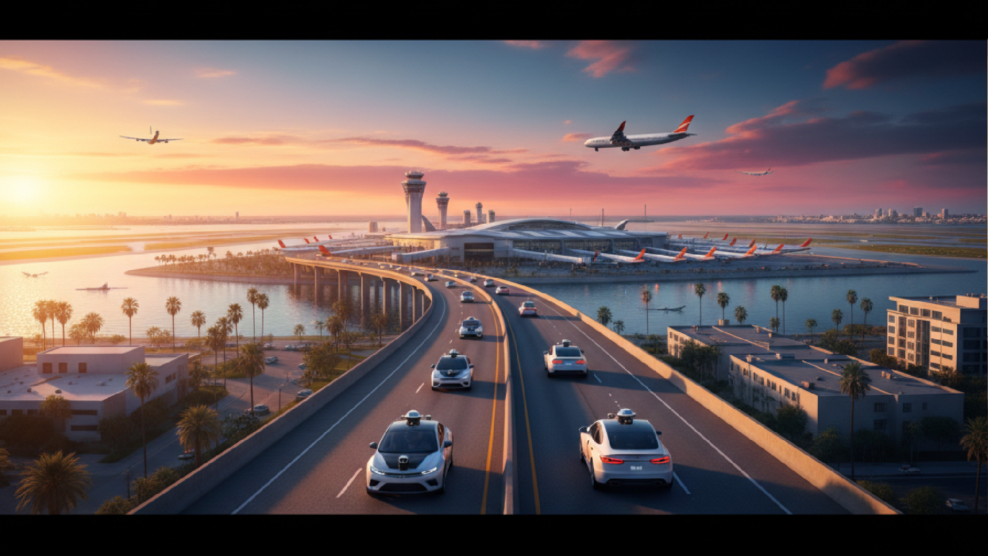 Imagem ilustrativa sobre Waymo begins autonomous taxi service to SFO airport