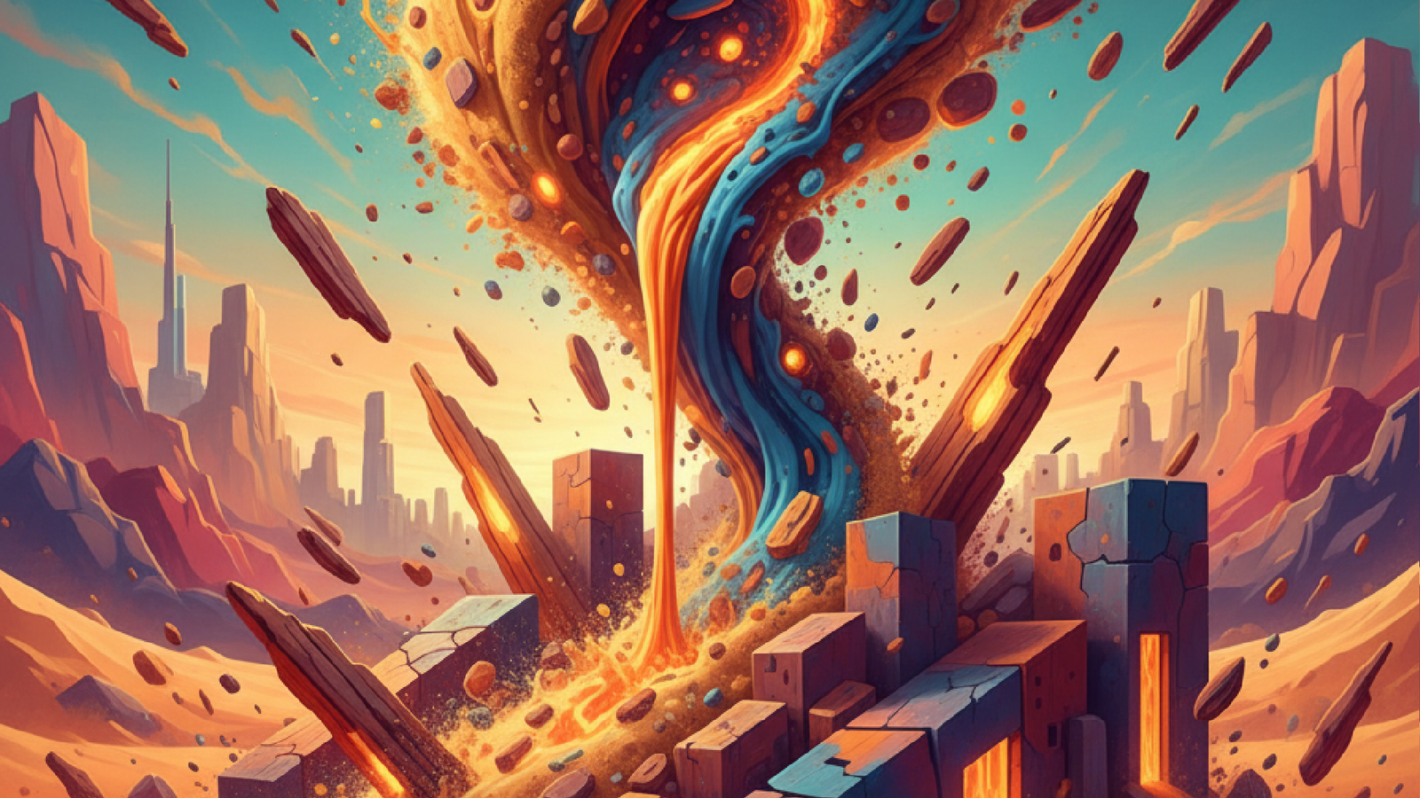 Imagem ilustrativa sobre Wood scraps turn 'useless' desert sand into concrete